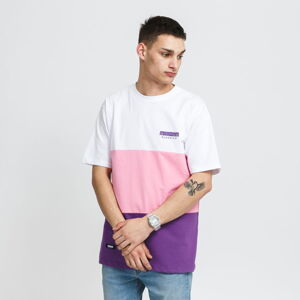 Tričko s krátkym rukávom Mass DNM Zone Tee biele / ružové / fialové