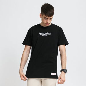 Tričko s krátkym rukávom Mitchell & Ness Branded Pinscript Tee čierne