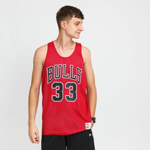 Dres Mitchell & Ness NBA Reversable Player Tank Bulls Scottie Pipen červený / biely