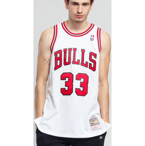 Dres Mitchell & Ness NBA Swingman Jersey Chicago Bulls Scottie Pippen #33 biely