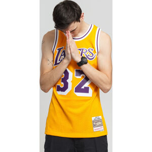 Dres Mitchell & Ness NBA Swingman Jersey LA Lakers Magic Johnson #32 žltý