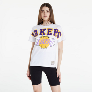 Dámske tričko Mitchell & Ness Womens Logo SS Tee Los Angeles Lakers cwhite
