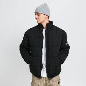 Pánska zimná bunda Neige Asymmetric Quilled Jacket čierna