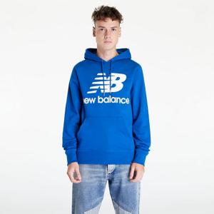 Mikina New Balance Essentials Pullover Hoodie Blue Groove