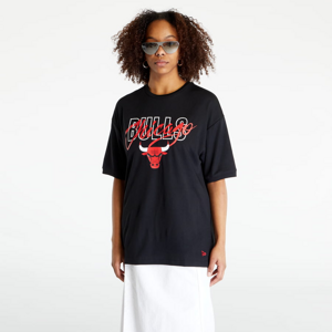 Dámske tričko New Era Chicago Bulls NBA Script Oversized T-Shirt Black