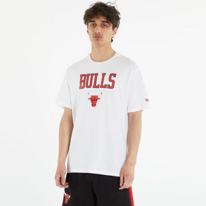 Tričko s krátkym rukávom New Era Chicago Bulls NBA Team Logo T-Shirt White/ Front Door Red