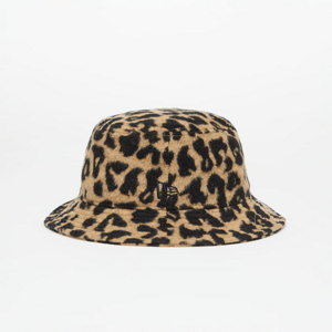 Klobúk New Era Leopard Bucket Hat Camel/ Black