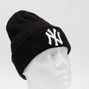 Zimná čiapka New Era MLB Essential Cuff Knit Beanie NY čierny / biely