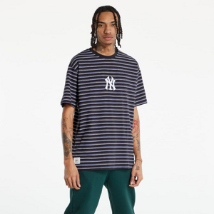 Tričko s krátkym rukávom New Era MLB Heritage Oversized Stripe New York Yankees tyrkysové