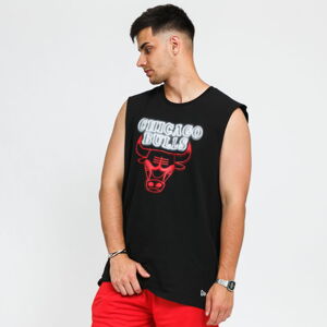 Tričko s krátkym rukávom New Era NBA Neon Sleeveless Tee Bulls čierne