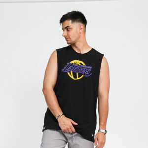 Tričko s krátkym rukávom New Era NBA Neon Sleeveless Tee LA Lakers čierne