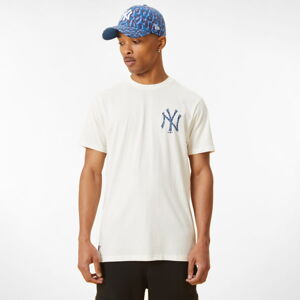 Tričko s krátkym rukávom New Era New York Yankees Logo Infill White T-Shirt bílé