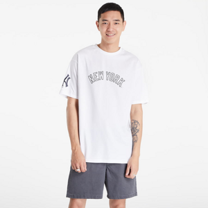 Tričko s krátkym rukávom New Era New York Yankees Washed Pack Wordmark T-Shirt White