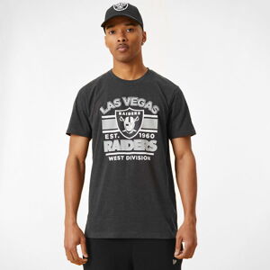 Tričko s krátkym rukávom New Era NFL Colegiate Graphic Tee Lasrai čierne
