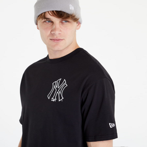 Pánske tričko New Era Oversized Bp Graphic Tee New York Yankees Black/ White