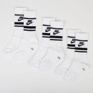 Ponožky Nike 3 Pack Crew NSW Essential Stripe biele / čierne