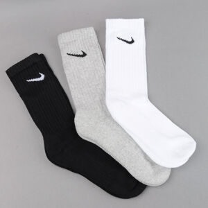 Ponožky Nike 3PPK Value Cotton Crew - SMLX čierne / biele / šedé