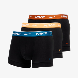 Nike Everyday Cotton Stretch Trunk 3 Pack Black/ Green Abyss/ Laser Orange/ Russet