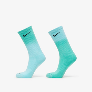 Ponožky Nike Everyday Plus Cushioned Crew Socks zelené / tyrkysové