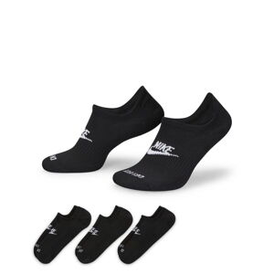 Ponožky Nike Everyday Plus Cushioned Footie Socks Black/ White