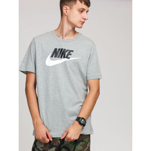 Tričko s krátkym rukávom Nike M NSW Tee Icon Futura melange šedé