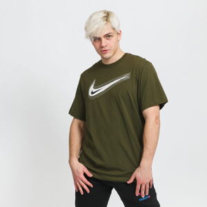 Tričko s krátkym rukávom Nike M NSWTee Swoosh 12 MONTH olivové