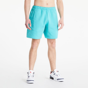 Teplákové kraťasy Nike Solo Swoosh Fleece Shorts Washed Teal-White modré