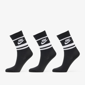 Ponožky Nike NSW Everyday Essential Crew Socks 3-Pack Black/ White
