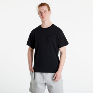 Pánske tričko Nike Sportswear Lightweight Knit Short-Sleeve Top black / red
