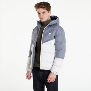 Pánska zimná bunda Nike Sportswear Storm-FIT Windrunner Primaloft Jacket biela / šedá