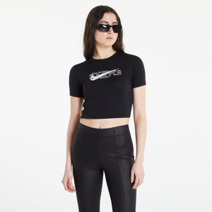 Dámske tričko Nike Sportswear Swoosh Crop Top black / red