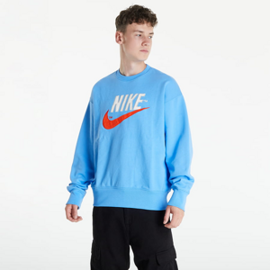 Mikina Nike Sportwear Fleece Trend Crewneck marine blue / relaxed