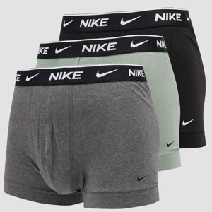 Nike Trunk 3Pack čierne / svetlo olivové / melange tmavošedé