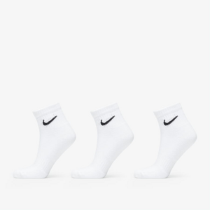 Ponožky Nike Everyday Cushioned Training Ankle Socks 3-Pack White/ Black