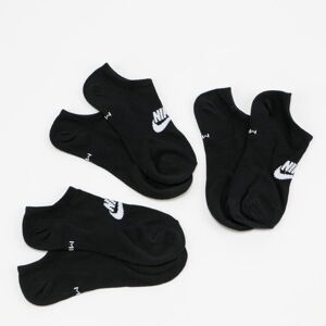 Ponožky Nike Sportswear Everyday Essential No-Show Socks 3-Pack Black/ White
