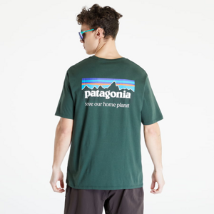 Tričko s krátkym rukávom Patagonia M's P-6 Mission Organic T-Shirt Pinyon Green