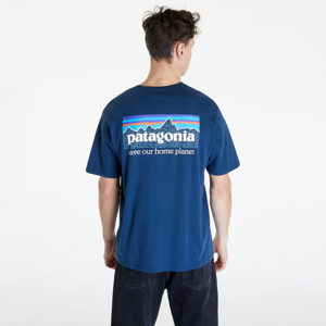 Pánske tričko Patagonia P-6 Mission Organic T-Shirt Tidepool Blue