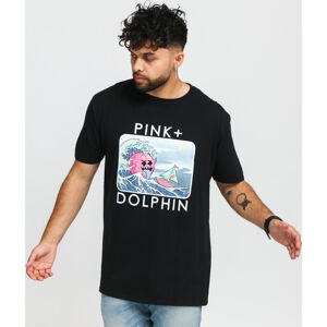 Tričko s krátkym rukávom Pink Dolphin Ghost Portrait Tee čierne