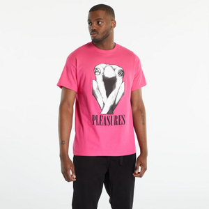 Tričko s krátkym rukávom PLEASURES Bended T-Shirt Hot Pink