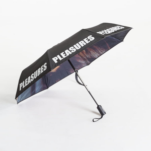 PLEASURES Hackers Umbrella Black