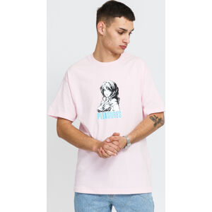 Tričko s krátkym rukávom PLEASURES Heroine Tee ružový