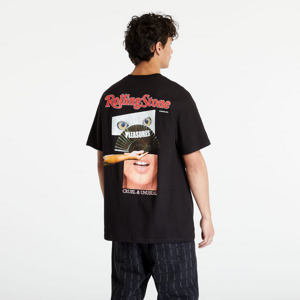Tričko s krátkym rukávom PLEASURES Rolling Stone T-Shirt Black