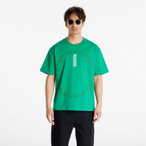Tričko s krátkym rukávom PLEASURES Saw Heavyweight T-Shirt Green