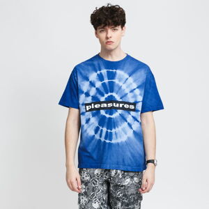 Tričko s krátkym rukávom PLEASURES Surrealism Tye Dye Tee modré / svetlomodré