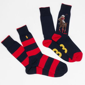 Ponožky Polo Ralph Lauren 2Pack Bear Crew Socks conavy