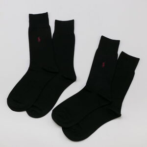 Ponožky Polo Ralph Lauren 2Pack Fil d'Ecosse Socks čierne