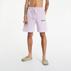 Šortky PREACH Essential Sweat Shorts fialové