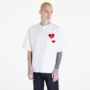 Pánske tričko PREACH Love Hearts T GOTS White