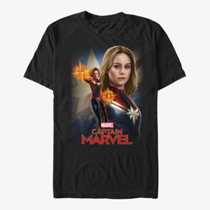 Queens Captain Marvel: Movie - Cap Marvel Unisex T-Shirt Black