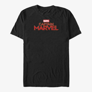 Queens Captain Marvel: Movie - Captain Marvel Logo Unisex T-Shirt Black